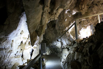 The 110 Exit is Lit by Sunlight and Artificial Cave Lights (Source: Heather Neis)