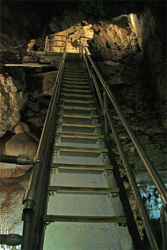 Paradise Lost is at the Top of a Steep Staircase (Source: Oregon Caves Image Library)